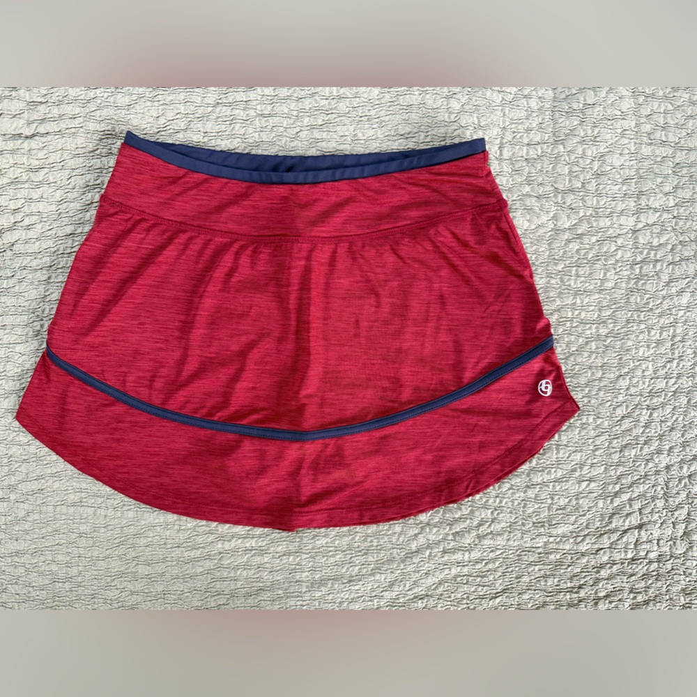 Lija Red & Purple accent tennis Skirt